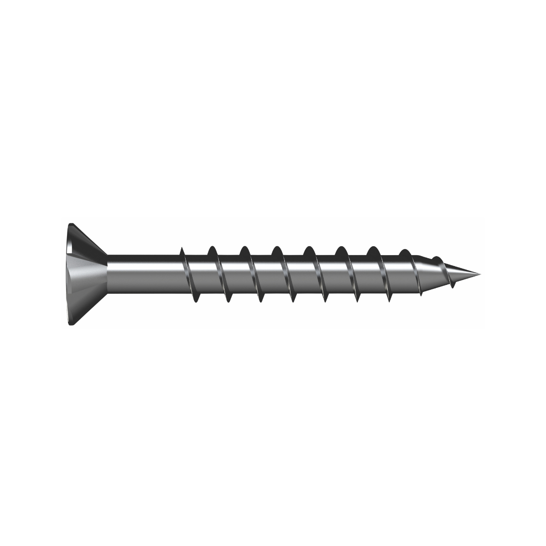 Surefix Timber Screw 8g x 50mm No 2 Square Drive T304 Stainless Steel